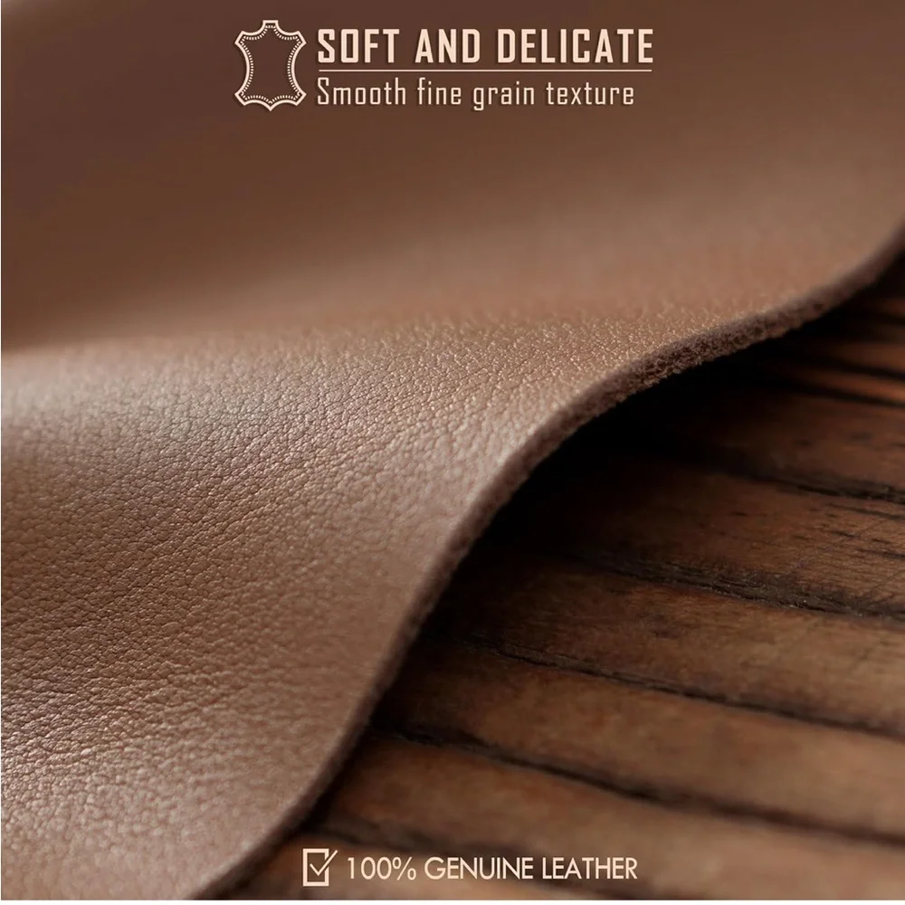NEW $33 skneephate 100% Genuine Leather Men's Bifold Scorpion Wallet in 'coffee'